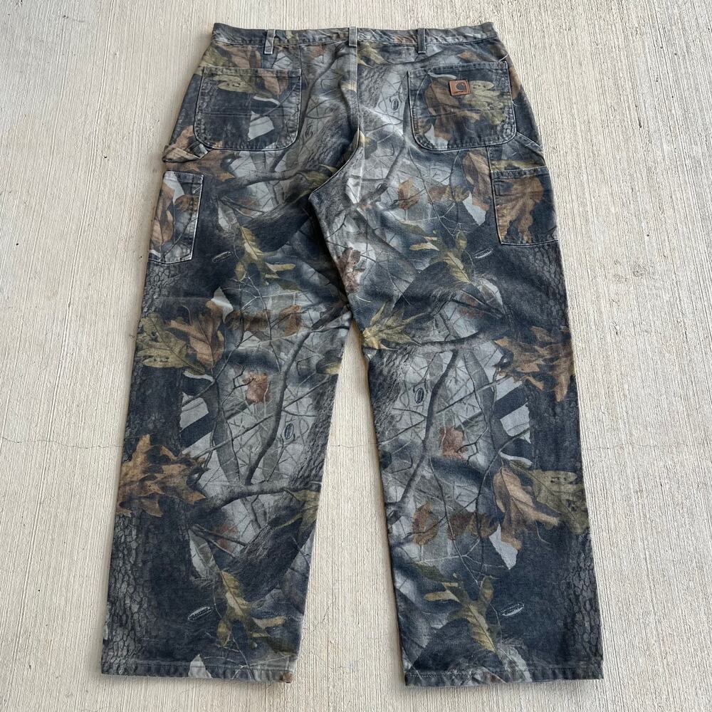 Carhartt camo B158 CMO work wear carpenter pants